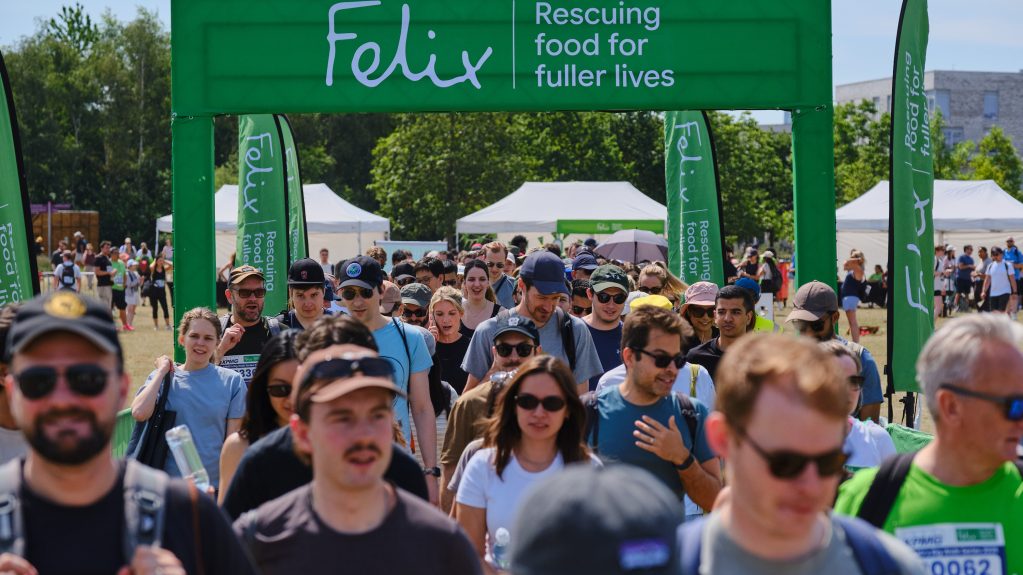 Group of people walking away from starting line with big Felix banner

Credit: Ben Broomfield
Credit Social: @photobenphoto
Copyright: Ben Broomfield Photography
07734 852620
photo@benbroomfield.com
www.benbroomfield.com