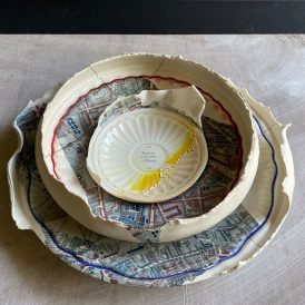 Image of 3 ceramic plates
